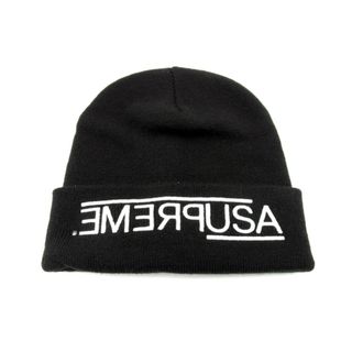 シュプリーム(Supreme)のシュプリーム Supreme ■ 21AW 【 USA Beanie 】 USA 反転 ロゴ ビーニー ニット キャップ ニット帽　w19404(ニット帽/ビーニー)