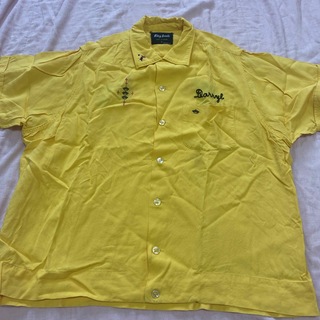 ヴィンテージ(VINTAGE)のビンテージボーリングシャツ刺繍アメリカ製テンストライク(シャツ)