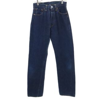 リーバイス(Levi's)のリーバイス 90s 501XX USA製 バレンシア製 ボタン裏555 ストレートデニムパンツ W29 Levi's ボタンフライ 赤耳 裏リベット ビックE メンズ(デニム/ジーンズ)