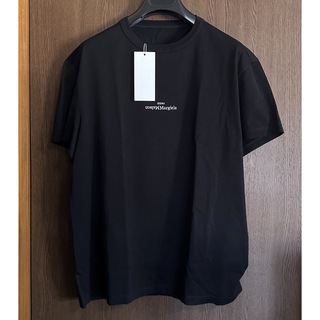 マルタンマルジェラ(Maison Martin Margiela)の黒52新品 メゾン マルジェラ リバースロゴ Tシャツ ブラック 23SS(Tシャツ/カットソー(半袖/袖なし))