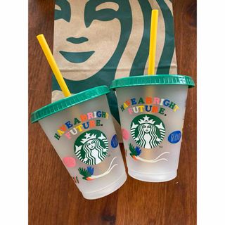 Starbucks Coffee - スタバ　バイオベースPPリユーザブルコールドカップ473ml  2つ  