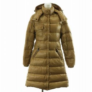 モンクレール(MONCLER)のモンクレール MEINA ダウンコート ロング丈 フード 0 S ベージュ(ダウンコート)