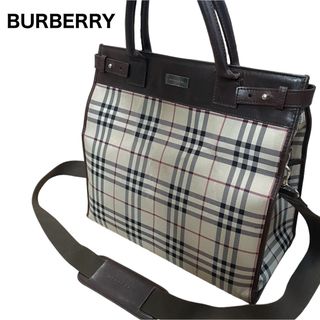 BURBERRY - BURBERRY ノバチェック　トートバッグ　ショルダーバッグ　2way