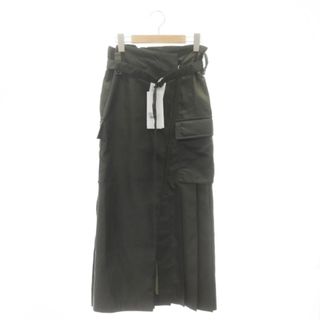 サカイ(sacai)のサカイ 23SS Nylon TwillSkirt スカート ロング 2 カーキ(ロングスカート)