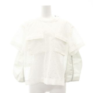 sacai - サカイ 23SS Lace and Nylon Pullover カットソー 