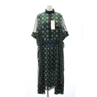 sacai - サカイ 21SS Komon Print Dress ワンピース ロング 2 緑