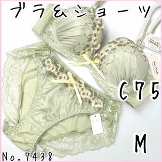 ブラジャーショーツセットC75    No.7438(ブラ&ショーツセット)