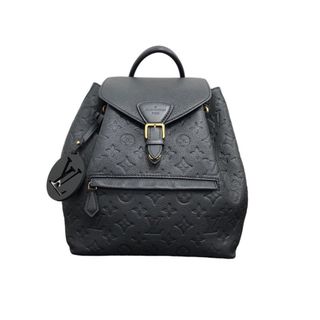 ルイヴィトン(LOUIS VUITTON)の　ルイ・ヴィトン LOUIS VUITTON モンスリPM M45205 ブラック モノグラムアンプラント レディース リュック・デイパック(リュック/バックパック)