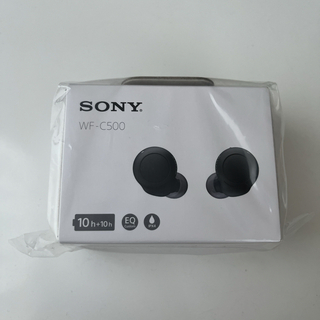SONY - 【新品】SONY フルワイヤレスイヤホン ブラック WF-C500(B)