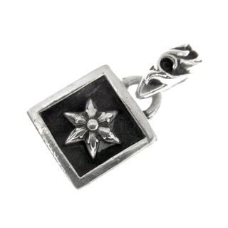 Chrome Hearts - クロムハーツ CHROME HEARTS ■ 【 FRAMED STAR 】 フレームド スター シルバー ネックレス トップ　n5987