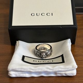 グッチ(Gucci)のGUCCI シルバーリング キャットヘッド #12号(リング(指輪))