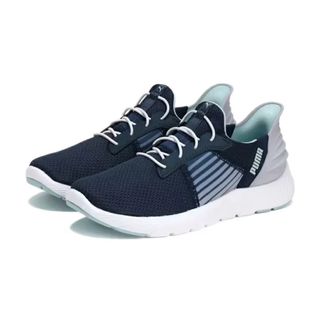 プーマ(PUMA)のPUMA プーマ　スリッポン　ソフトライド レミ イーズイン　ネイビー　24.5(スニーカー)