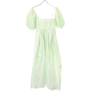 セシリーバンセン(CECILIE BAHNSEN)のCECILIE BAHNSEN セシリーバンセン 22SS JOEL DRESS オフショルダードレス ワンピース 22-RTW0043 ミントグリーン 10(ロングワンピース/マキシワンピース)