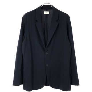 エイトン(ATON)のATON エイトン 22SS WOOL OXFORD JACKET ウールオックスフォードジャケット JKAGNM0203 ネイビー 4(テーラードジャケット)