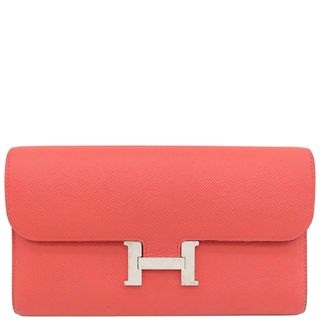 エルメス(Hermes)のエルメス HERMES 長財布 コンスタンスロング ヴォーエプソン ローズジャイプール ピンク  063626CKT5【中古】(財布)