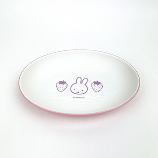 ミッフィー(miffy)のミッフィー miffy 樹脂プレートオーバルプレート (ピンク) お皿 キッチン 日本製(サングラス/メガネ)