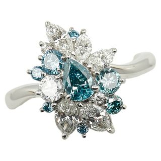 美品 Pt900 プラチナ リング 指輪 ダイヤ 0.44ct ダイヤ 1.40ct 【1-0154264】(リング(指輪))