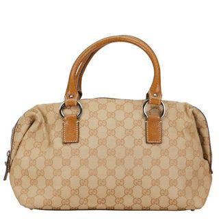 グッチ(Gucci)のグッチ GGキャンバス ハンドバッグ ミニボストンバッグ 113009 キャンバス レディース GUCCI 【1-0154634】(ボストンバッグ)