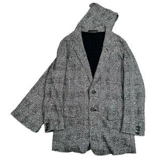 ヨウジヤマモトプールオム(Yohji Yamamoto POUR HOMME)のY's for men コットンウールグレンチェックセットアップスーツ テーラードジャケット パンツ Yohji Yamamoto Pour Homme(セットアップ)