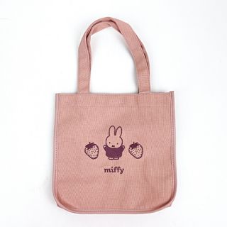 ミッフィー(miffy)のミッフィー miffy スクエアトートバッグ (ピンク)(トートバッグ)