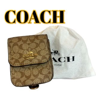 コーチ(COACH)の美品 COACH コーチ シグネチャー AirPods ケース(その他)