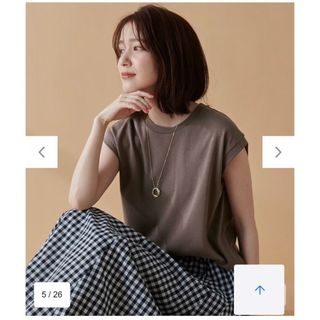 エニィファム(anyFAM)のエニィファム　新品　ビューティベーシックノースリーブテールTシャツ(Tシャツ(半袖/袖なし))