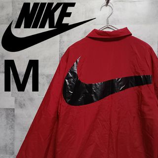 ナイキ(NIKE)のNIKE ナイキ メンズウィンドブレーカー レッド M スポーツ メッシュ(ナイロンジャケット)