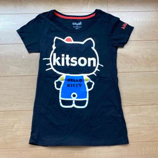 キットソン(KITSON)のkitsonLA×Sanrio Characters size L キティ 黒(Tシャツ(半袖/袖なし))