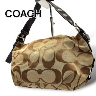 コーチ(COACH)のCOACH コーチ　ショルダーバッグ　チャコール　キャンバス　G047 (ショルダーバッグ)