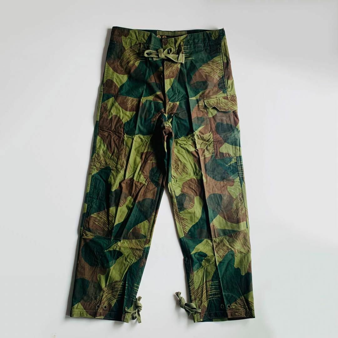 50s ベルギー軍 ブラッシュストロークカモ カーゴパンツ①後期型 50s ベルギー軍 ブラッシュストロークカモ カーゴパンツ①後期型