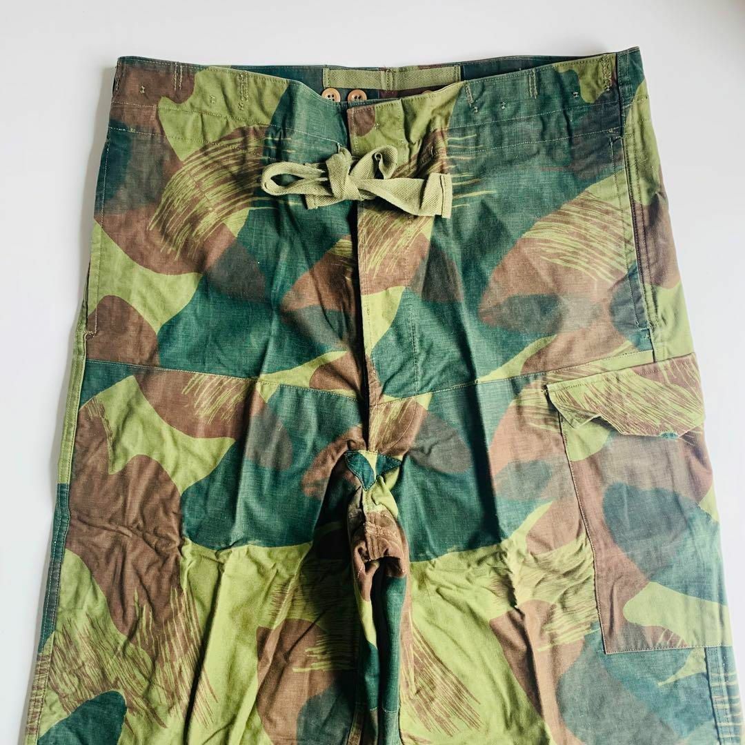 50s ベルギー軍 ブラッシュストロークカモ カーゴパンツ①後期型 50s ベルギー軍 ブラッシュストロークカモ カーゴパンツ①後期型