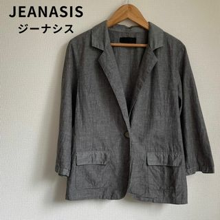 ジーナシス(JEANASIS)のJEANASIS ジーナシス テーラードジャケット 薄手 綿100％ 日本製(テーラードジャケット)