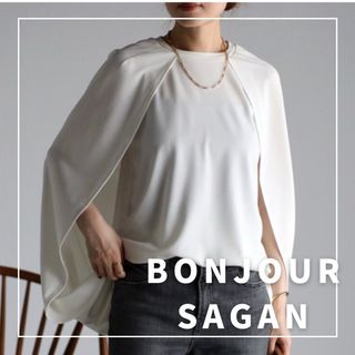 ボンジュールサガン(BONJOUR SAGAN)の"新品・タグ付"マントプルオーバー/BONJOUR SAGAN(シャツ/ブラウス(半袖/袖なし))