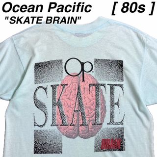 OCEAN PACIFIC - 希少品 80s オーシャンパシフィック スケートブレイン 1989年 Tシャツ