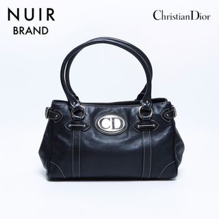 クリスチャンディオール(Christian Dior)のディオール Dior レザー シルバー金具 ハンドバッグ(ハンドバッグ)