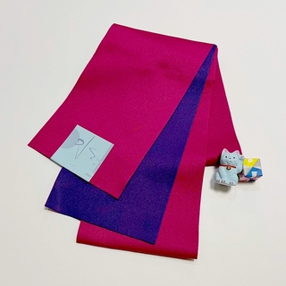 リバーシブル 半幅帯 袴下帯 卒業式  日本製　⑨(浴衣帯)