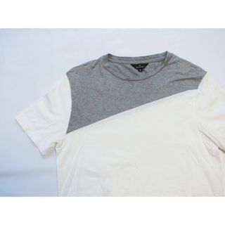 ポールスミス(Paul Smith)のPaul Smith ポール・スミス　グレー杢と白の半袖Tシャツ S(Tシャツ/カットソー(半袖/袖なし))