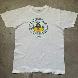 50's~ BOY SCOUT OF AMERICA ボーイスカウト 染込みプリントTee(Tシャツ/カットソー(半袖/袖なし))