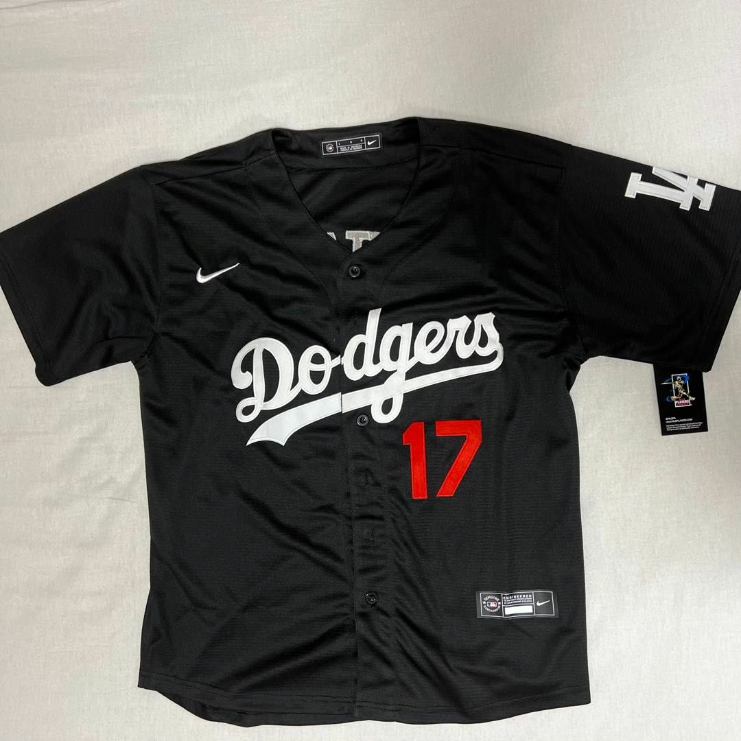 大谷翔平 ドジャース ユニフォーム 野球 MLB Dodgers 黒の通販 大谷翔平 ドジャース ユニフォーム 野球 MLB Dodgers 黒の通販