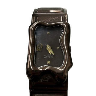 キューポット Q-POT 腕時計 メルティチョコレート クォーツ 動作確認済み(腕時計)