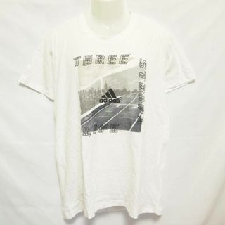 アディダス(adidas)の【中古】 【送料無料】 古着 メンズXO adidas/アディダス Tシャツ 半袖 カジュアル スポーツMIX 普段着 ID フォトグラフィック FSR42 ホワイト DV3055(Tシャツ/カットソー(半袖/袖なし))