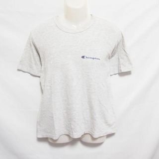 チャンピオン(Champion)の【中古】 【送料無料】 古着 メンズM Champion/チャンピオン カジュアル Tシャツ 半袖 コットン 普段着 グレー(Tシャツ/カットソー(半袖/袖なし))