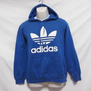 アディダス(adidas)の【中古】 【送料無料】 古着 メンズS adidas originals/アディダス オリジナルス 裏起毛 スウェットパーカー プルオーバー フーディ カジュアル ブルー M60605(その他)