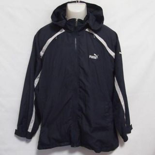 プーマ(PUMA)の【中古】 【送料無料】 古着 メンズM PUMA/プーマ 裏メッシュ ウインドブレーカージャケット パーカー ジップ 防風 ブラック PUGW2143(その他)