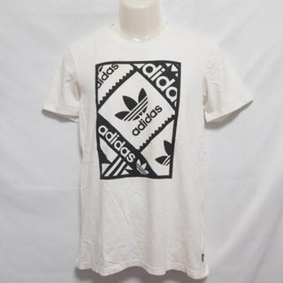 アディダス(adidas)の【中古】 【送料無料】 古着 メンズM adidas originals/アディダス オリジナルス Tシャツ 半袖 ロゴ スポーツ カジュアル ホワイト CW2360(Tシャツ/カットソー(半袖/袖なし))