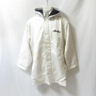 エレッセ(ellesse)の古着 レディースM ellesse/エレッセ 裏ボア ボタン ジップ コート 防寒 ホワイト(その他)