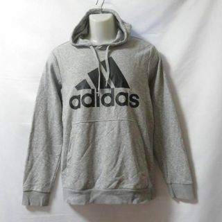 アディダス(adidas)の【中古】 【送料無料】 古着 メンズM adidas/アディダス スウェットパーカー フーディ プルオーバー スポーツ カジュアル グレー GK9541(その他)