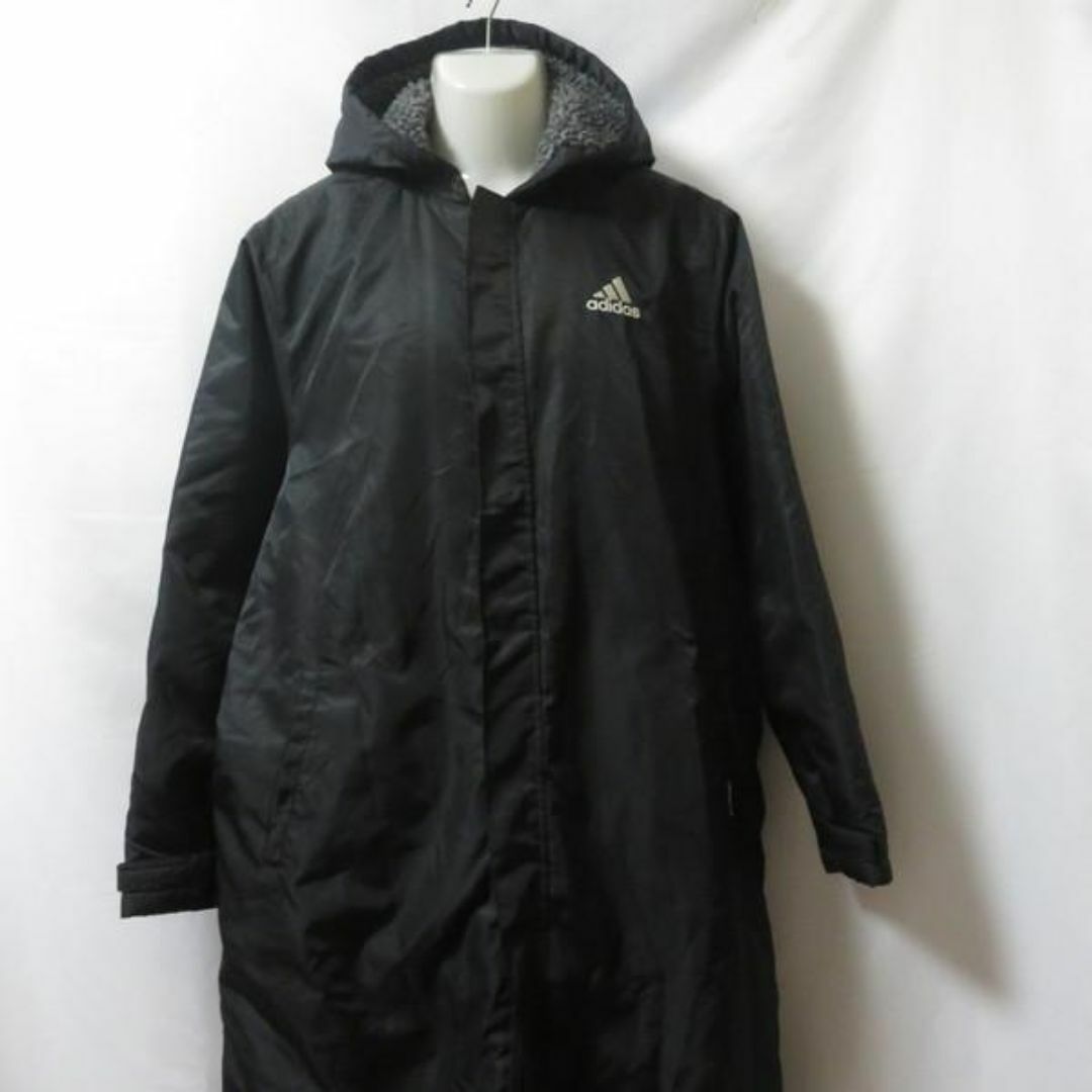 【新品】 adidas/アディダス メンズO 古着 - adidas ボア ロング 中綿 コート