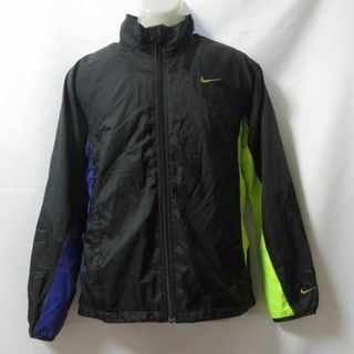 ナイキ(NIKE)の【中古】 【送料無料】 古着 メンズM NIKE/ナイキ 裏メッシュ ウインドブレーカージャケット ジップ スポーツ ブラック/イエロー/パープル 556234-010(その他)