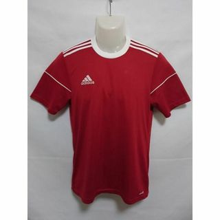 アディダス(adidas)の【中古】 【送料無料】 古着 メンズS adidas/アディダス サッカー フットサル プラクティスシャツ 半袖 トレーニング 練習 部活 個サル レッド BJ9174(ウェア)